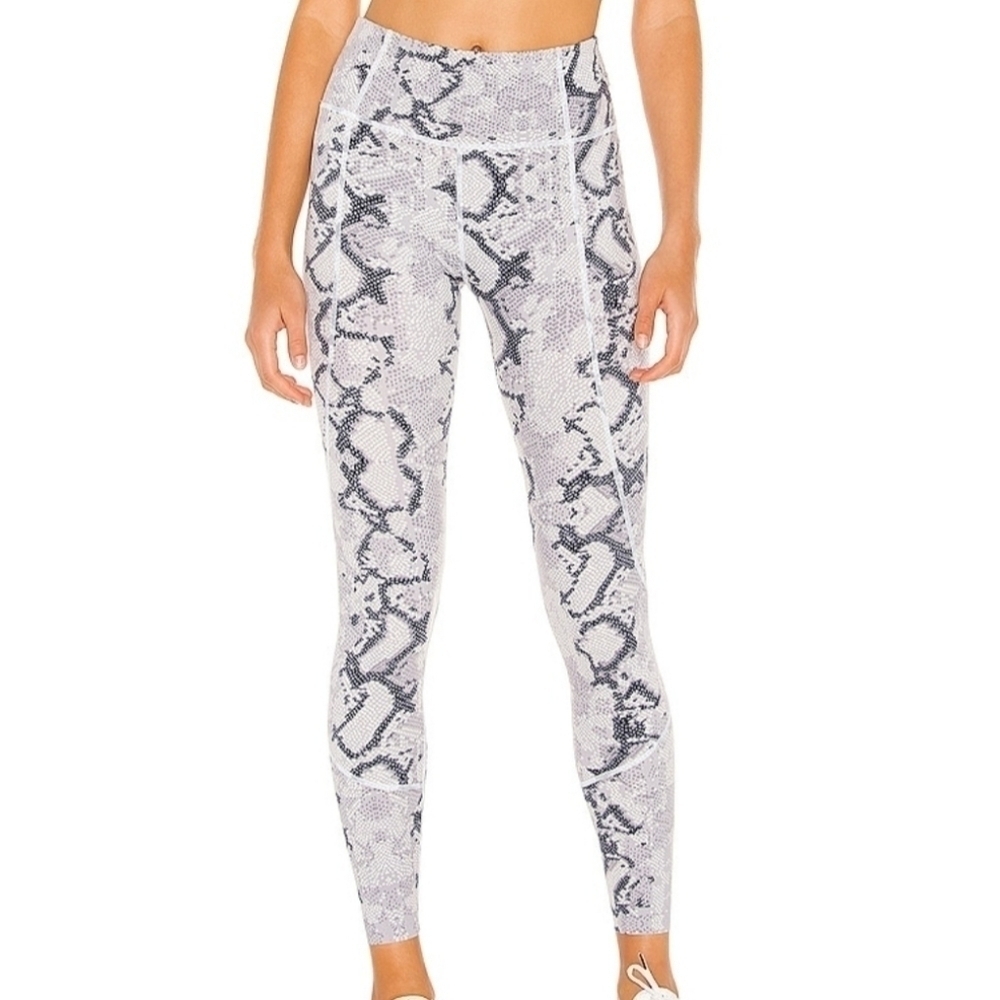 Revolve Varley Bedford Dapple Snake leggings